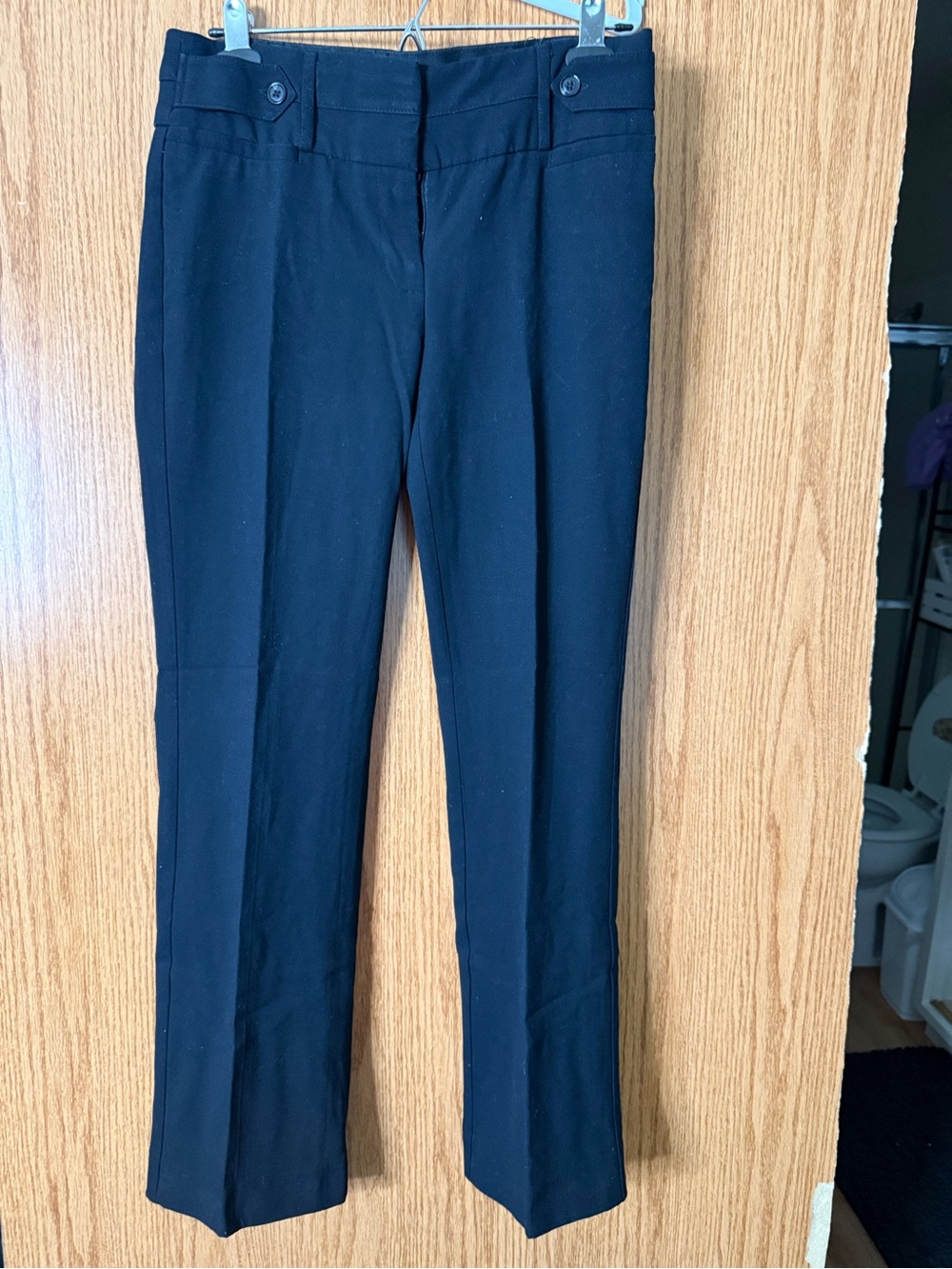 Candie's Black Straight-Leg Dress Pants